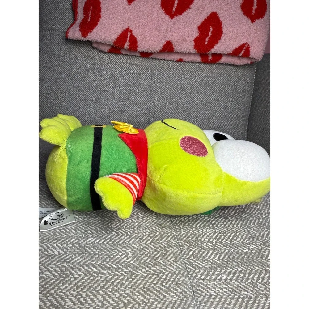 Sanrio Keroppi Holiday Elf Plush Green Frog Christmas 2023 Collectible Toy‎